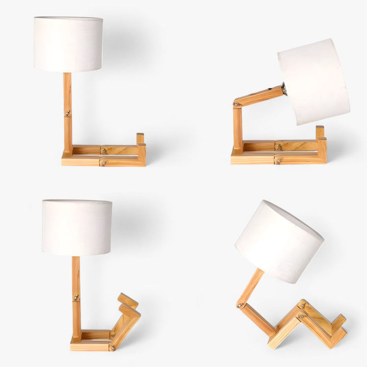 awnice | Wooden Robot Lamp