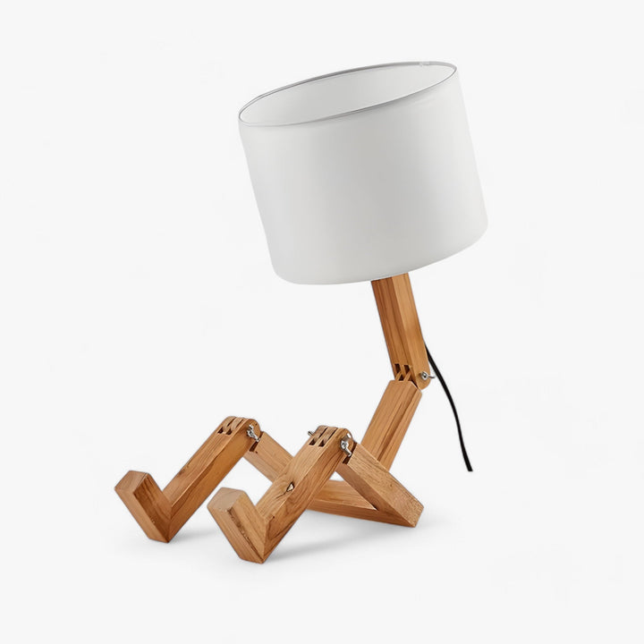 awnice | Wooden Robot Lamp