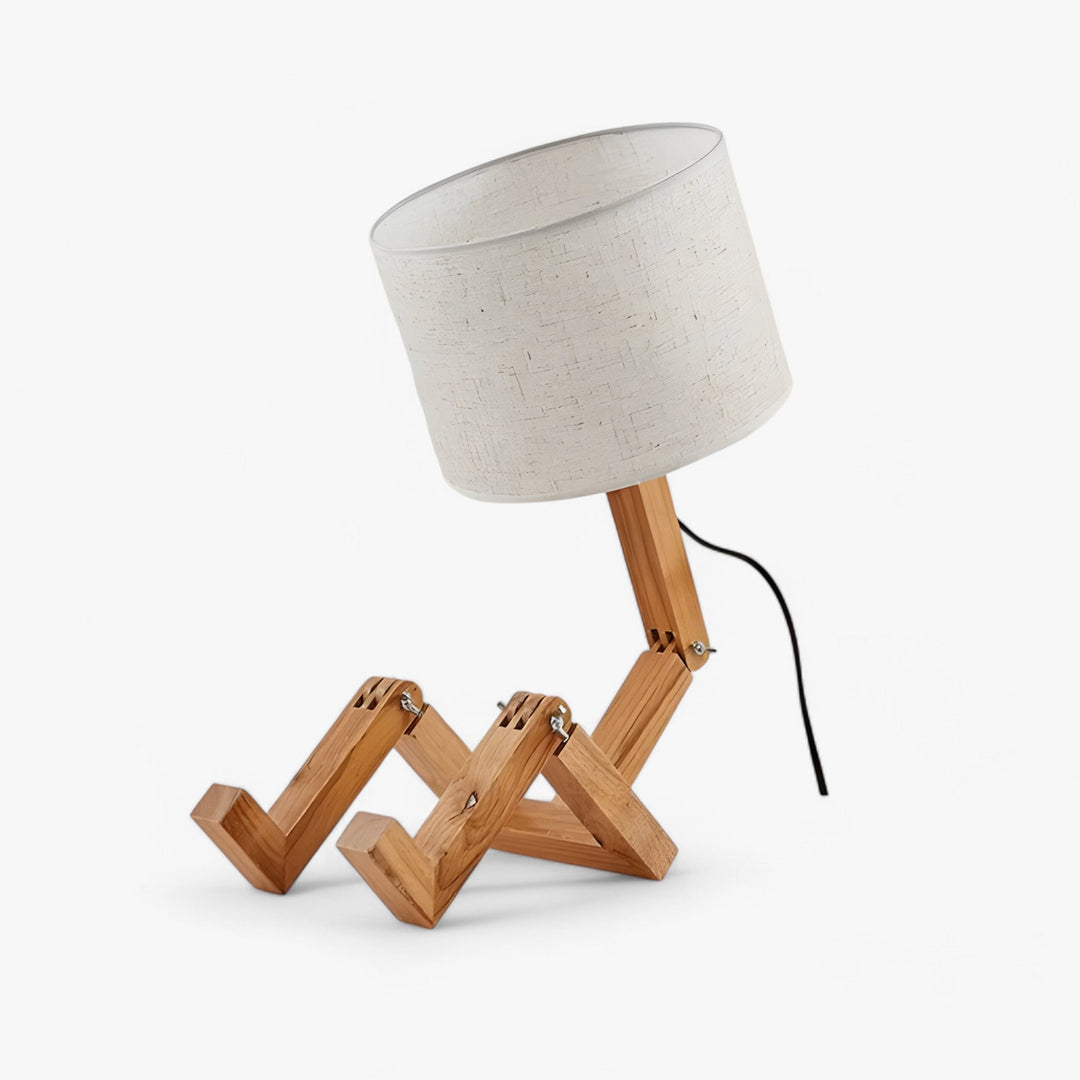 awnice | Wooden Robot Lamp